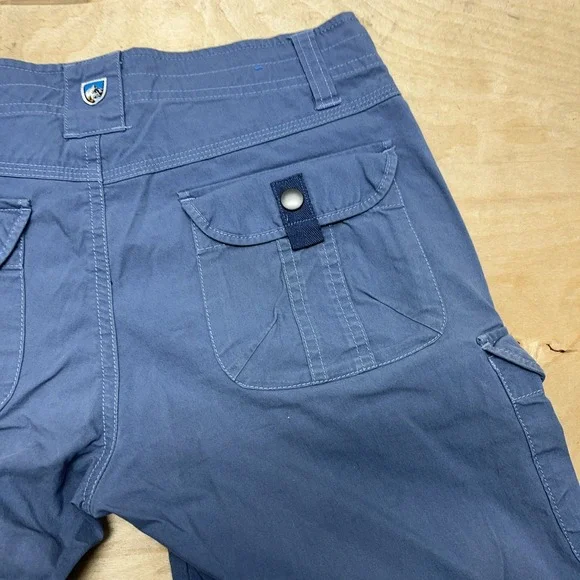Kuhl Women's SPLASH Size 2 Cargo Shorts 10' Navy  Hiking Shorts - Picture 8 of 11